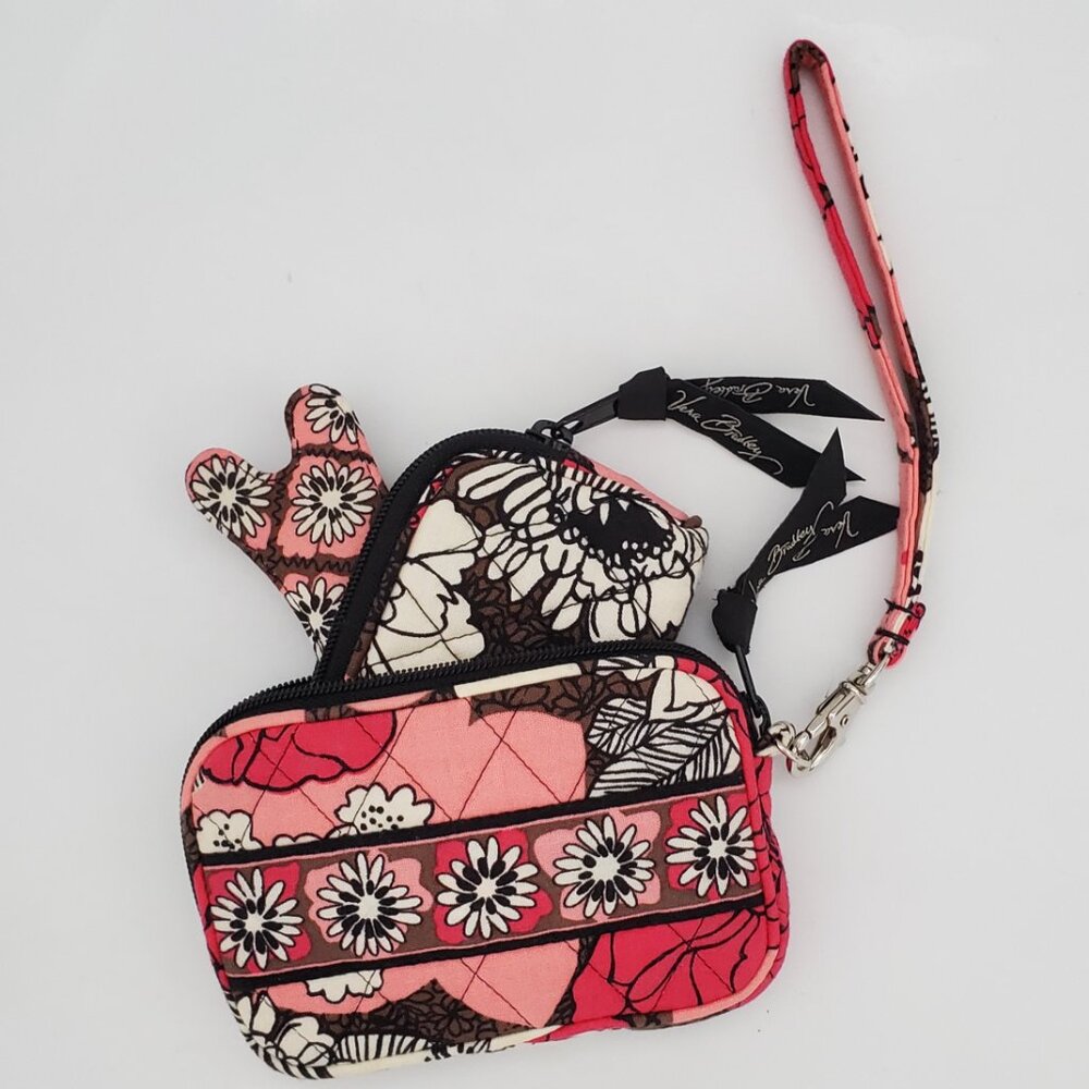 Vera Bradley Nestled Wristlet & Card Pouch Wallet Handbag Set